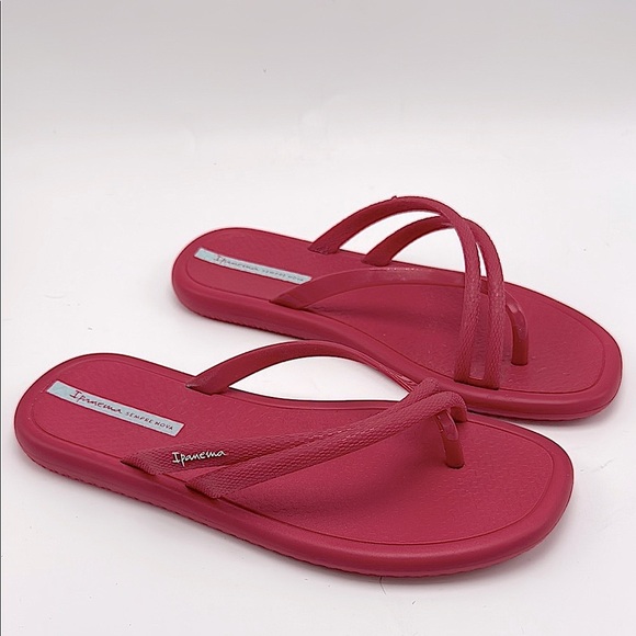 Ipanema pink flip flops size 8 - Picture 1 of 5